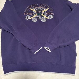 Unbranded Women's Purple Sweatshirt